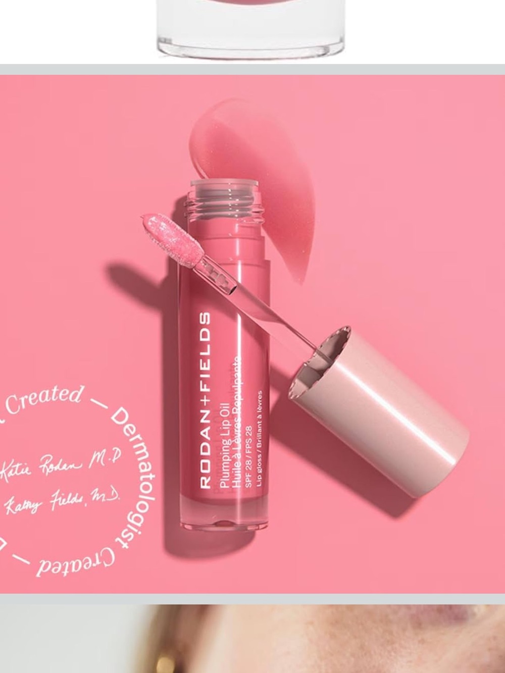 Rodan + Fields Plumping Lip Oil in White Packaging - Picture 5 of 7